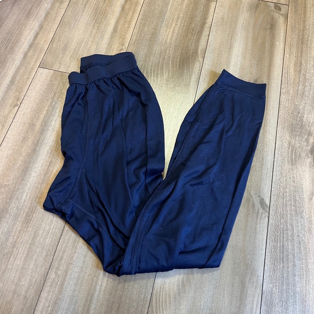 Patagonia Capilene Mens Large Navy Blue Base‎ Layer Pants Made in USA Bin J-202